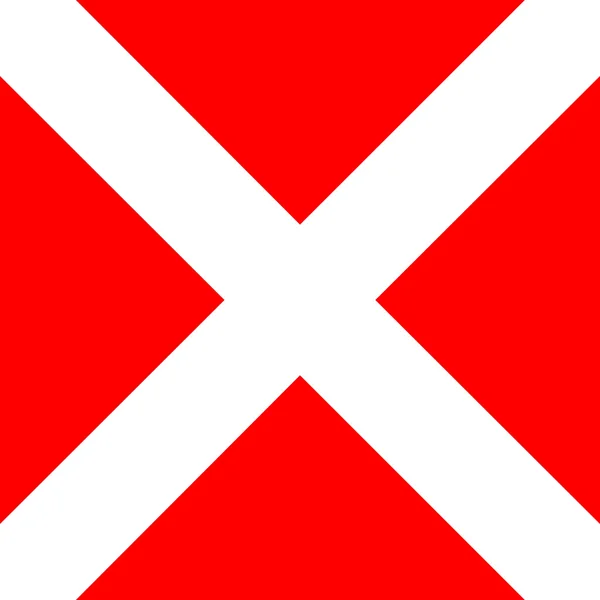 Международный морской сигнальный флаг — стоковое фото