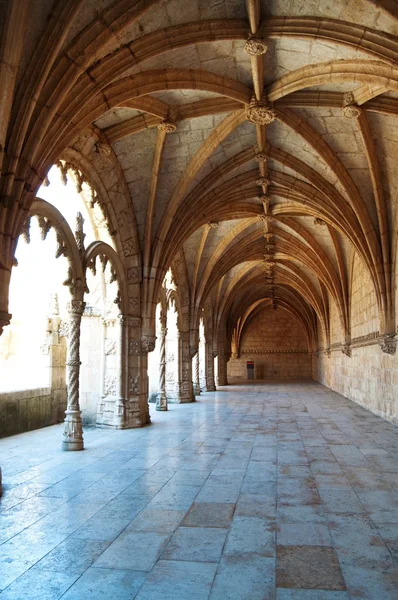 Lisboa jeronimos mosteiro teto — Fotografia de Stock