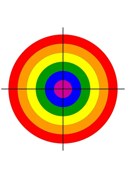Гей цель — стоковое фото