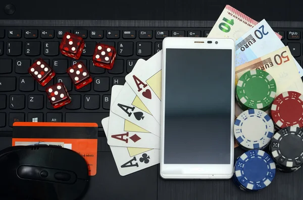 Online-Casino-Spiele — Stockfoto