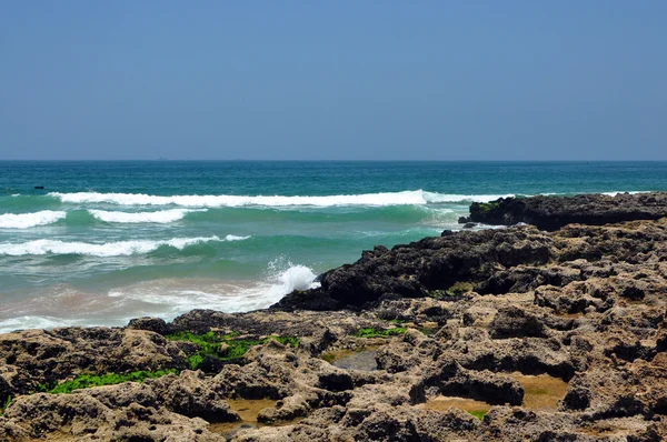 Playa taghazout — Foto de Stock