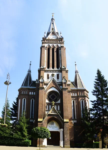 Arad chiesa rossa — Foto Stock