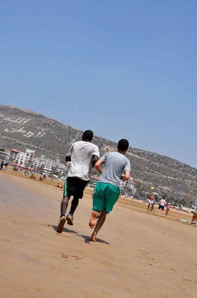 Jogging de morocco — Fotografia de Stock