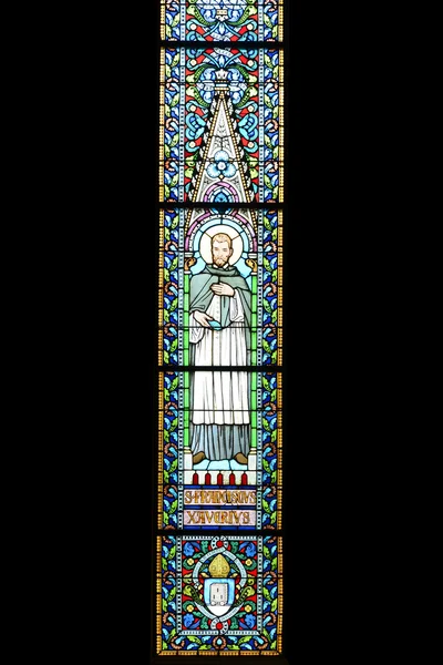 Budapest stained glass — Stock Photo, Image