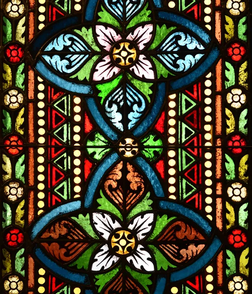 Budapest stained glass — Stock Photo, Image