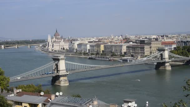 Budapest ciudad — Vídeos de Stock