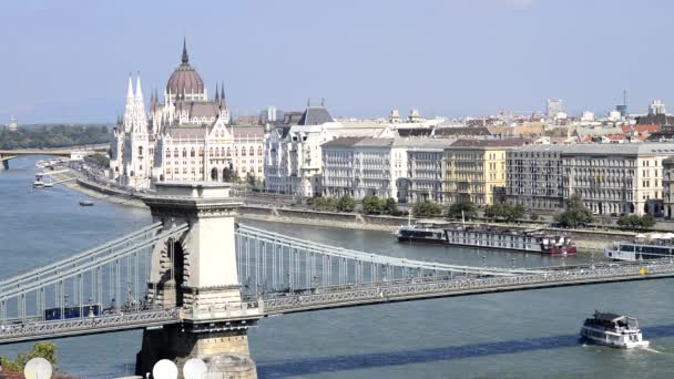 Stad Boedapest — Stockvideo