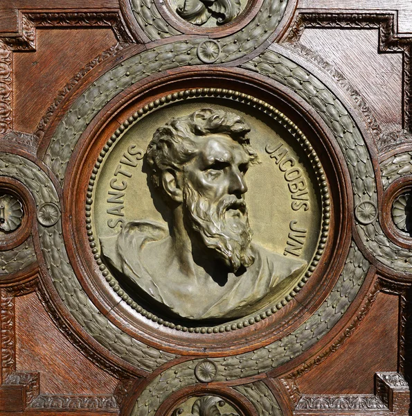Saint jacob Bas-relief — Stock Photo, Image