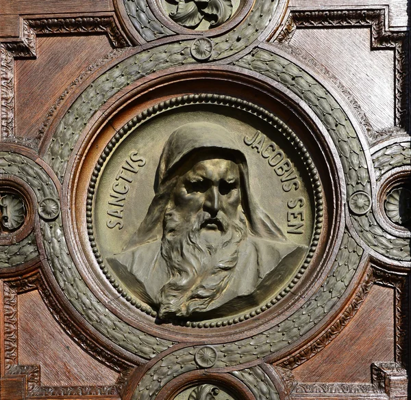 Saint jacob Bas-relief — Stock Photo, Image