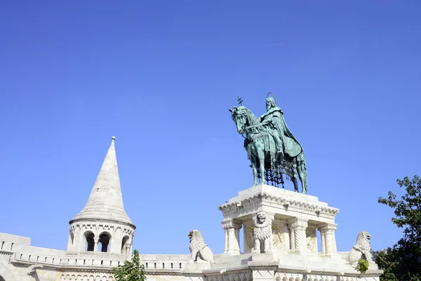 Estátua de santo Estefão — Fotografia de Stock