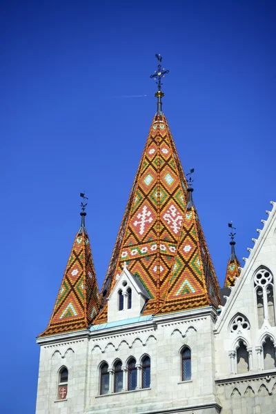 Budapest matthias church roof — Stock Photo, Image