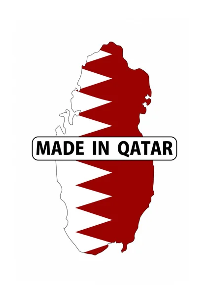 Made in qatar — Stock Photo, Image