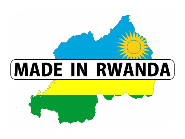 Made in rwanda — Stock Photo, Image