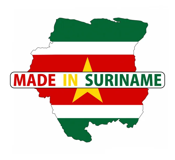 Suriname-ban tett — Stock Fotó