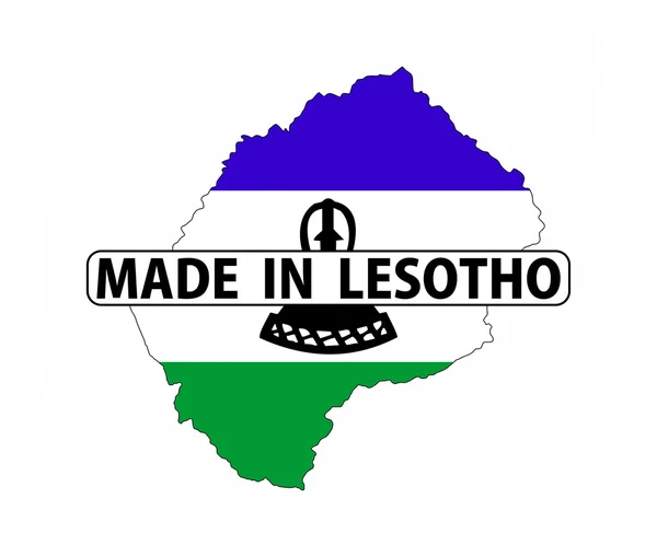 Vyrobené v lesotho — Stock fotografie