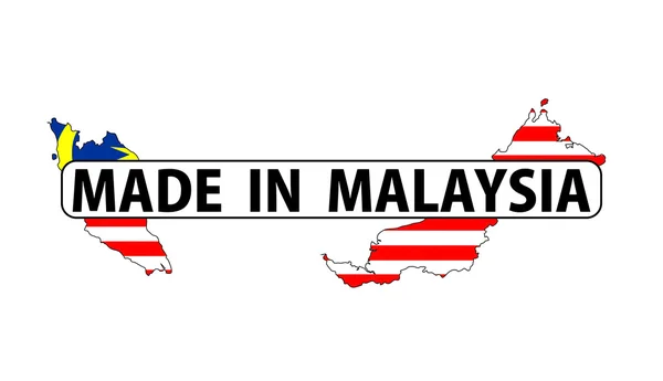 Hergestellt in malaysia — Stockfoto