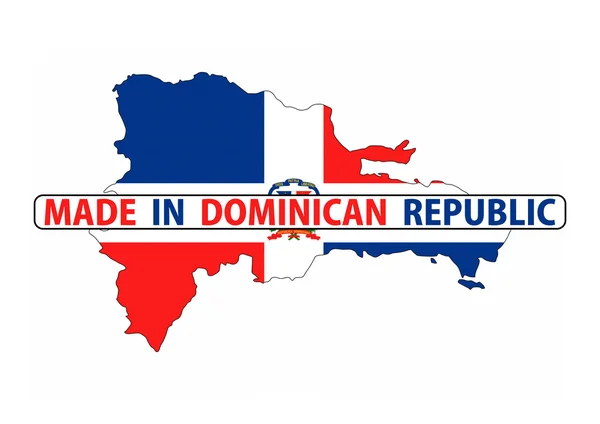 Hecho en República Dominicana — Foto de Stock