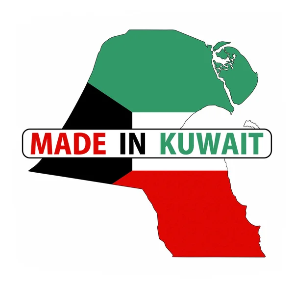 Made in kuwait — Stock Photo, Image