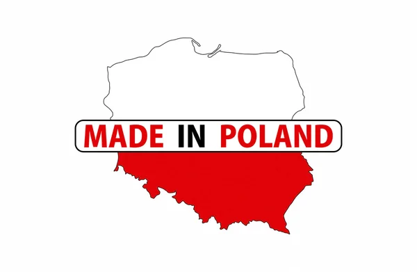 Fabricat în Polonia — Fotografie, imagine de stoc