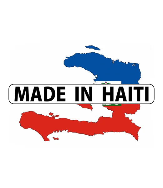 Haiti'de yapıldı — Stok fotoğraf