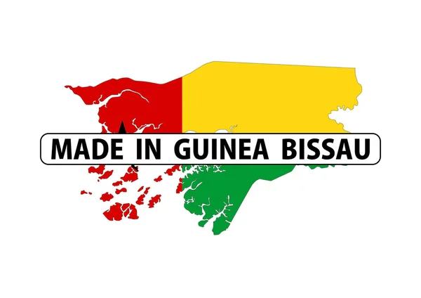 Tillverkad i guinea bissau — Stockfoto