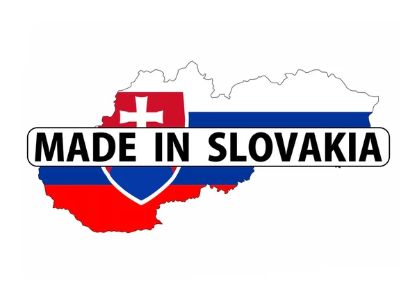 Hecho en Eslovaquia — Foto de Stock
