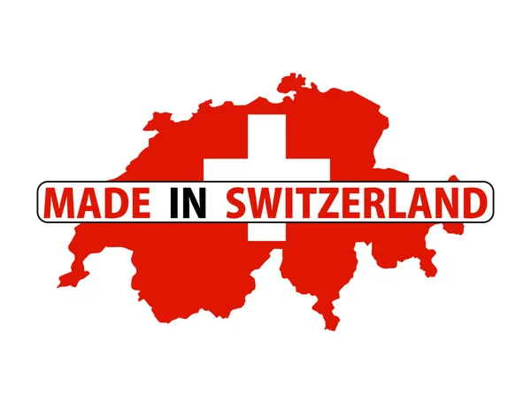 Gemaakt in Zwitserland — Stockfoto