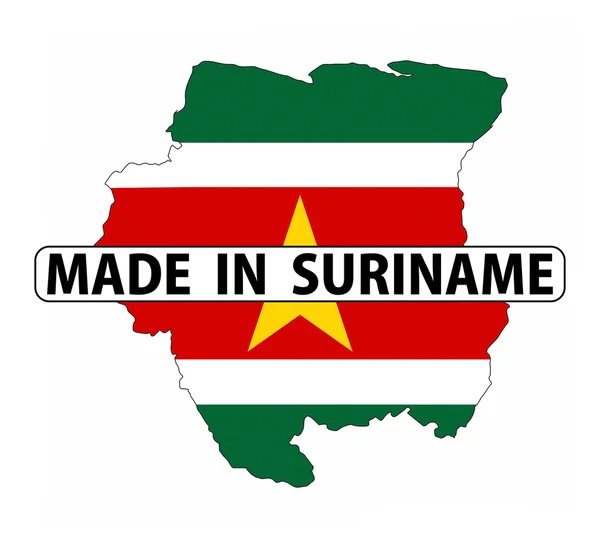 Suriname-ban tett — Stock Fotó