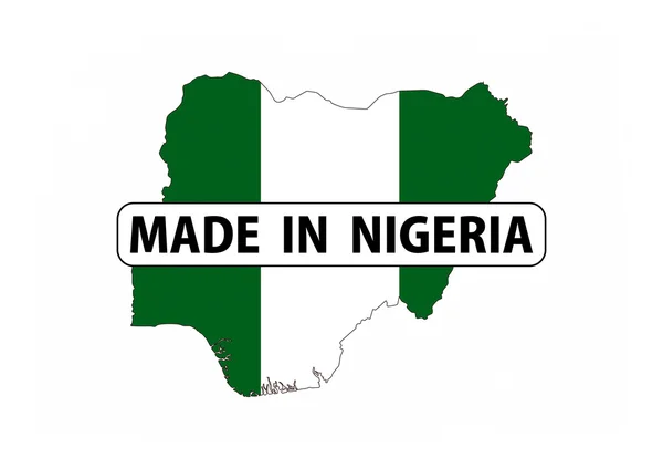 Made in nigeria — Stock Photo, Image