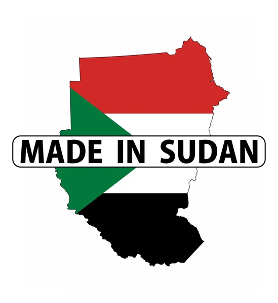 Made in sudan — Stock Photo, Image
