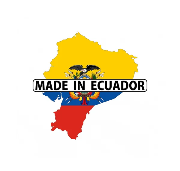 Fabricado no Equador — Fotografia de Stock