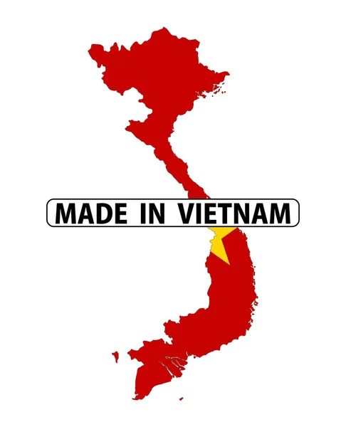 Fabricado em vietnam — Fotografia de Stock