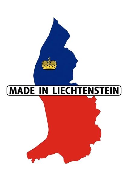 In Liechtenstein gemacht — Stockfoto