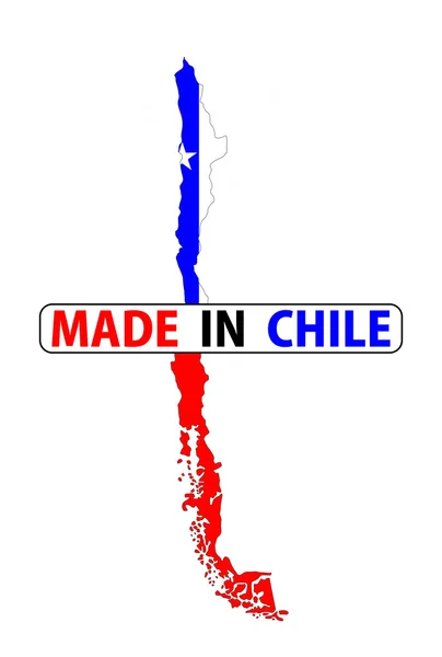 Hecho en chile — Foto de Stock