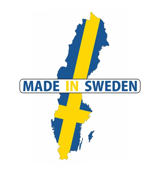 Gemaakt in Zweden — Stockfoto