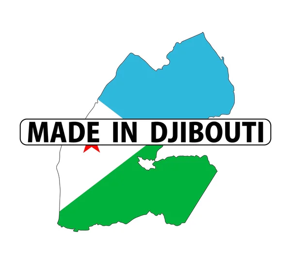 Made in djibouti — Stock Photo, Image