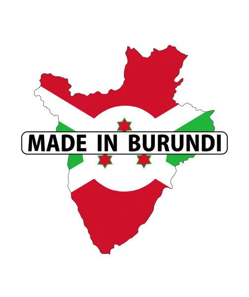 Made in burundi — Stock Photo, Image