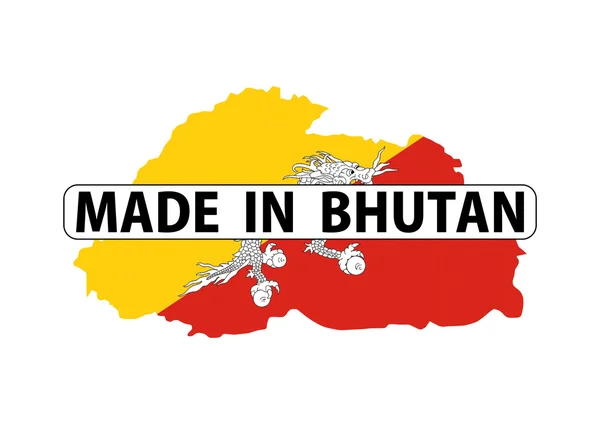 Hecho en Bután — Foto de Stock