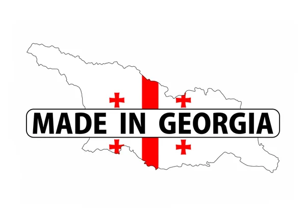 Feito em georgia — Fotografia de Stock