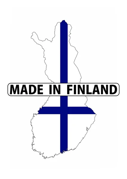 Зроблено у Фінляндії — стокове фото