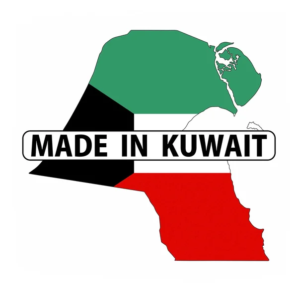 Fabriqué en kuwait — Photo