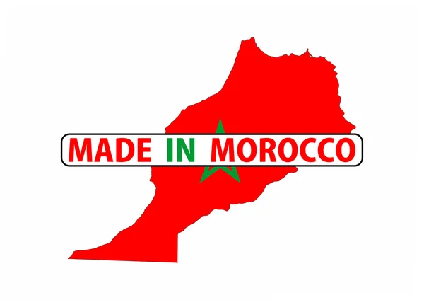 Prodotto in Marocco — Foto Stock