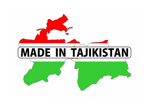 Made in tajikistan — Stock Photo, Image