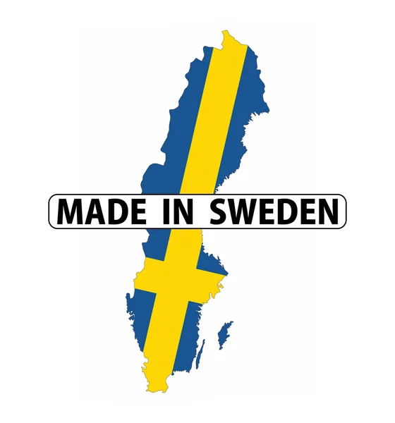 Gefertigt in Schweden — Stockfoto