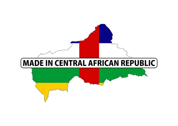 Made in central African republic — стоковое фото