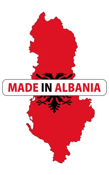 Fabricado en albania — Foto de Stock