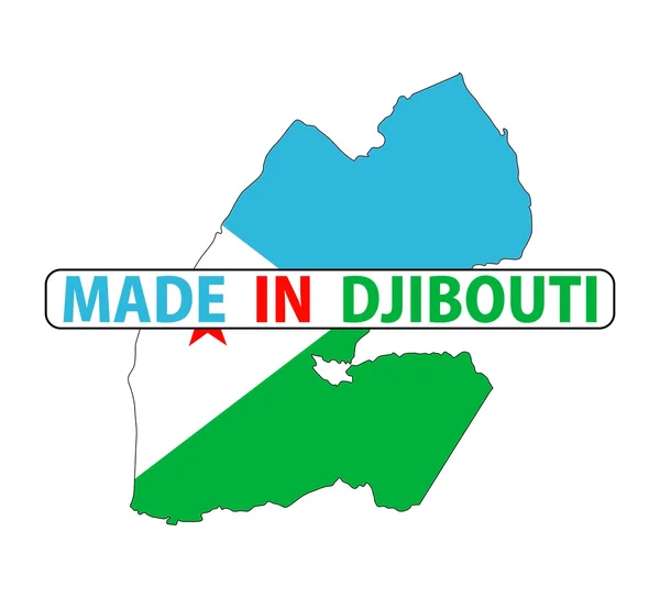 Made in djibouti — Stock Photo, Image