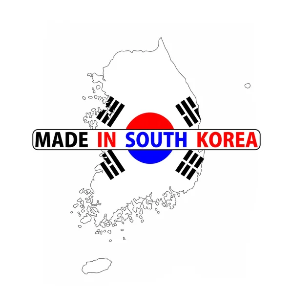 Made in south korea — Stock Photo, Image