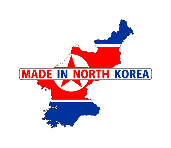 Made in north korea — Stock Photo, Image