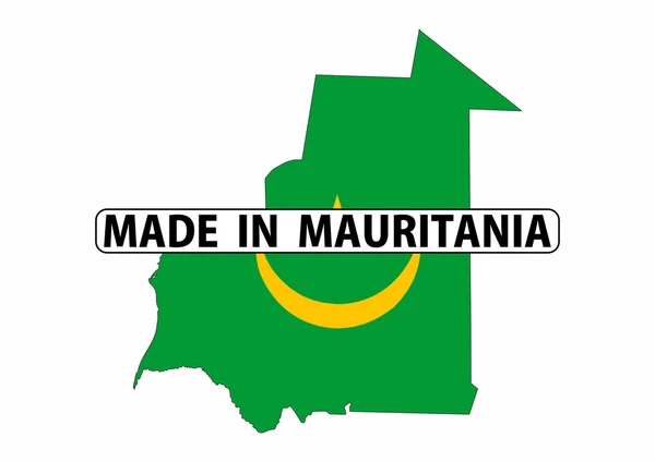 Made in mauritania — Stock Photo, Image